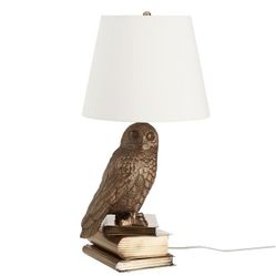 Brand NEW Pottery Barn Owl Lamp