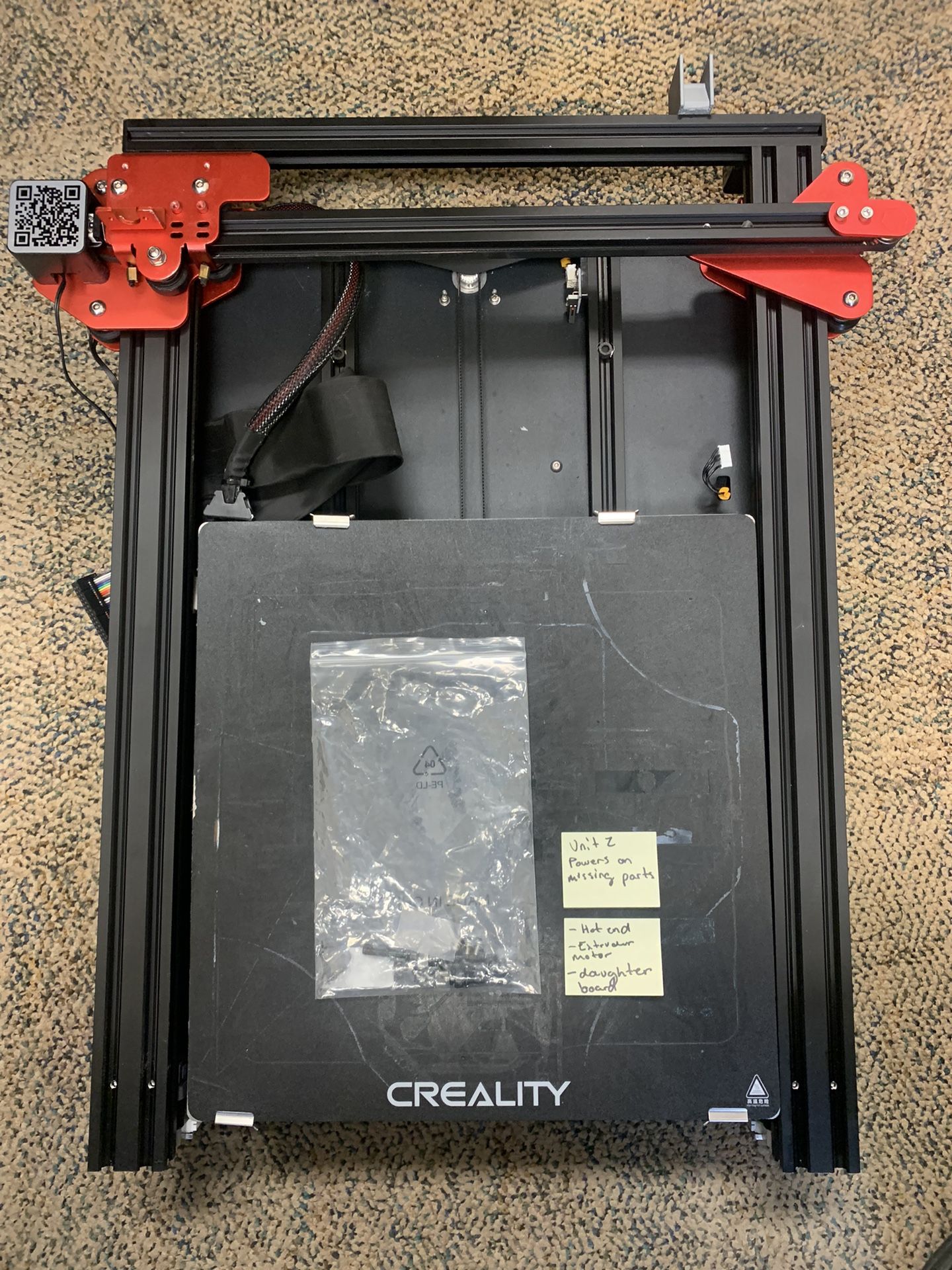 Cr-10S Pro v2 Unit 2 for parts or repair