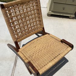 Vintage Antique Folding Chair, Sells For $995 Online. Make Offer!