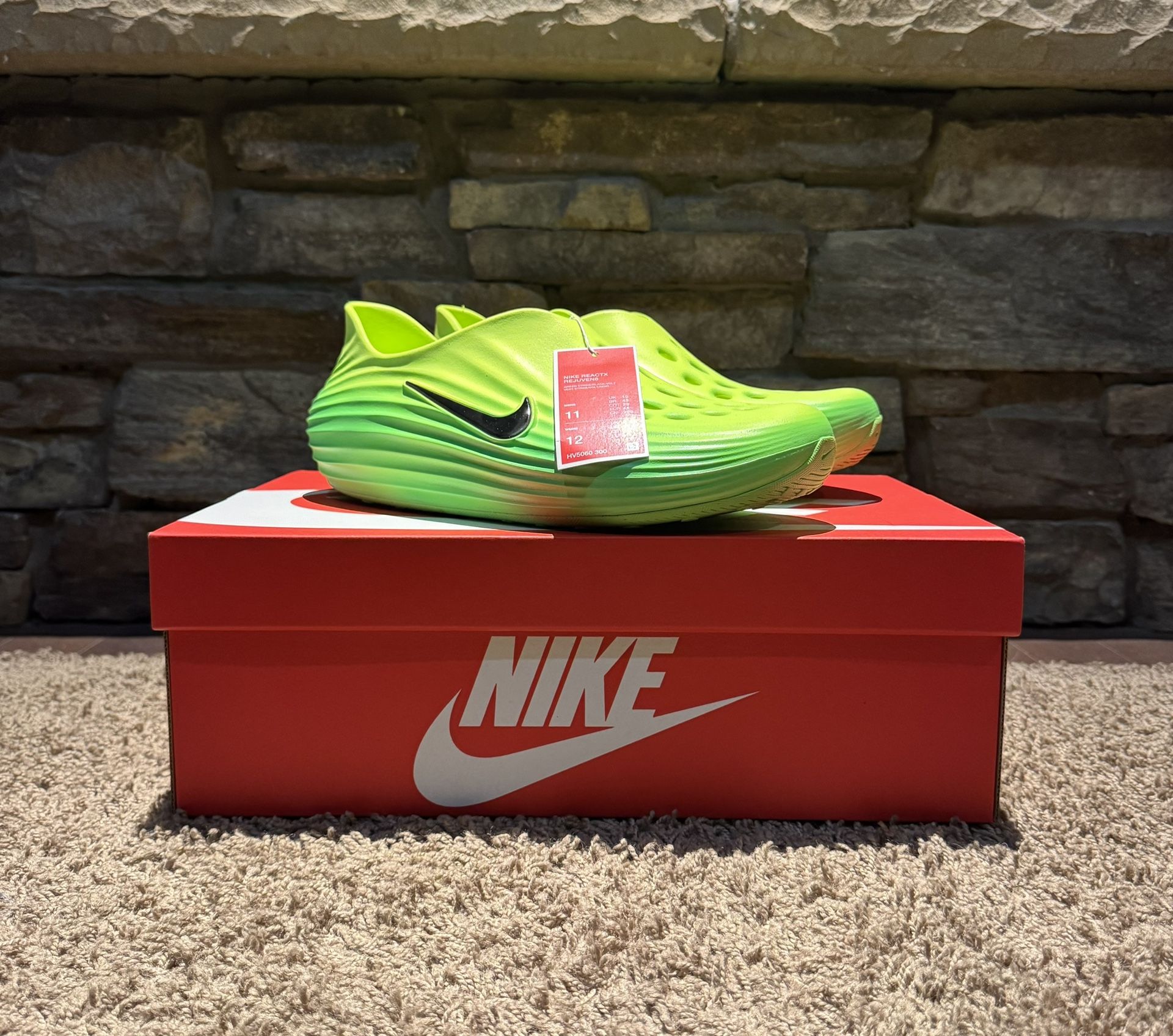 Nike ReactX Rejuven8 Green Strike - Size 11