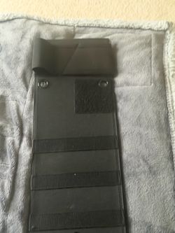 Black Tactical MOLLE Pouch with Belt Clip