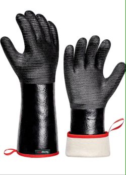 TempPro 932°F Extreme Heat Resistant Gloves for Grill Bbq Waterproof Long Sleeve