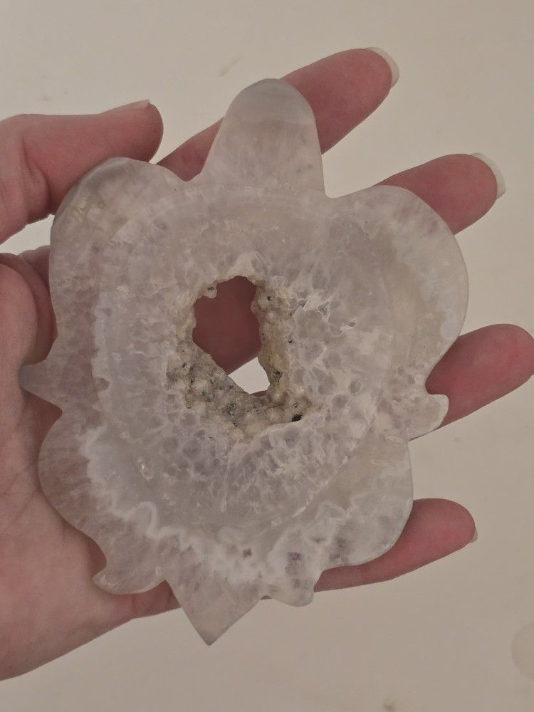 Druzy Agate Turtle Crystal Stone