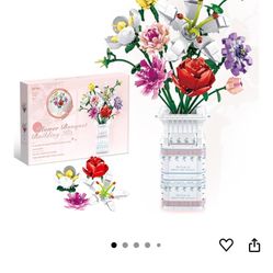 Flowers Bouquet Building Set