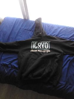 Black cotton and polyester jacket