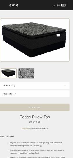 King mattress