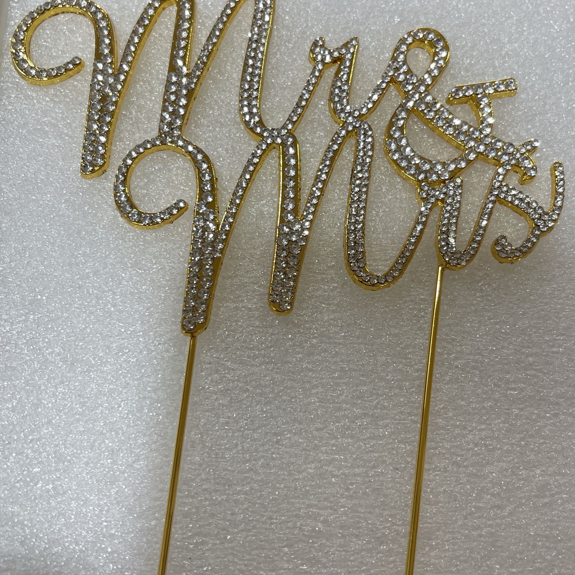 Mr & Mrs Cake Topper