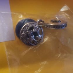 Multi Style Charms for Women 925 Sterling Silver - Cherry Blossom & Pink Heart,Rainbow Cloud & Family Tree,Twinkling Star Moon and Blue Dasiy - Births