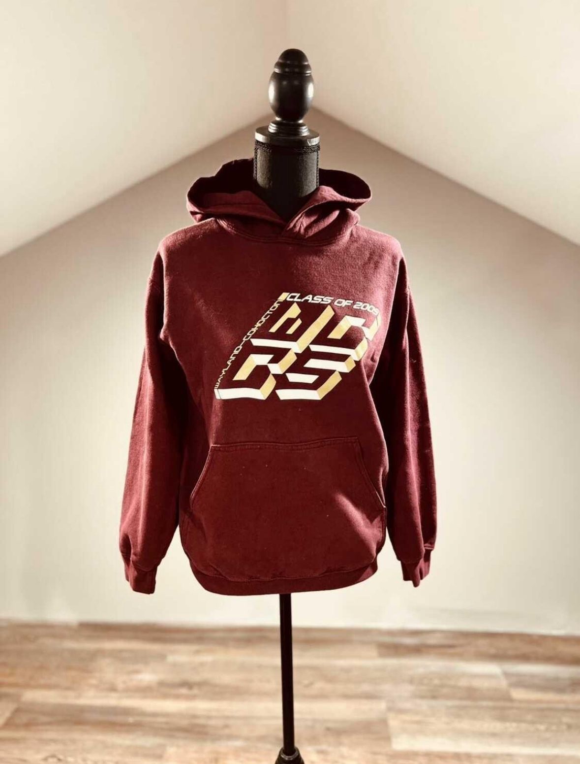 Small Maroon Hoodie