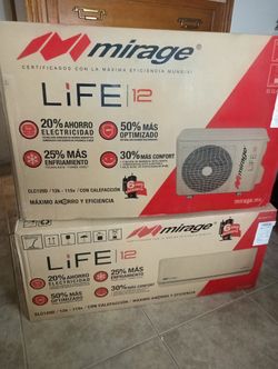 Mirage Life 12 mini-split Air Conditioner and Heater