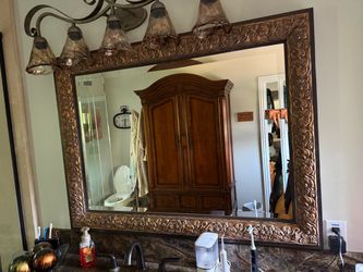 Ornate wall Mirrors (x2)