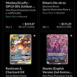 Trade Pokemon One Piece
