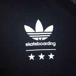 Adidas Skateboarding Adult Black Shirt Size L 3 Leaf