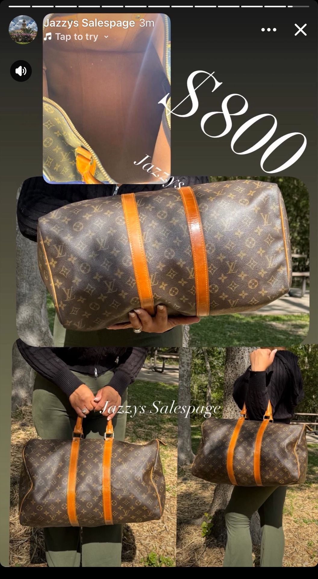 Louis Vuitton Keepall / Luggage Bag