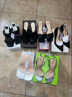 Women shoes almost new 120$ for all or 25$ ea pair