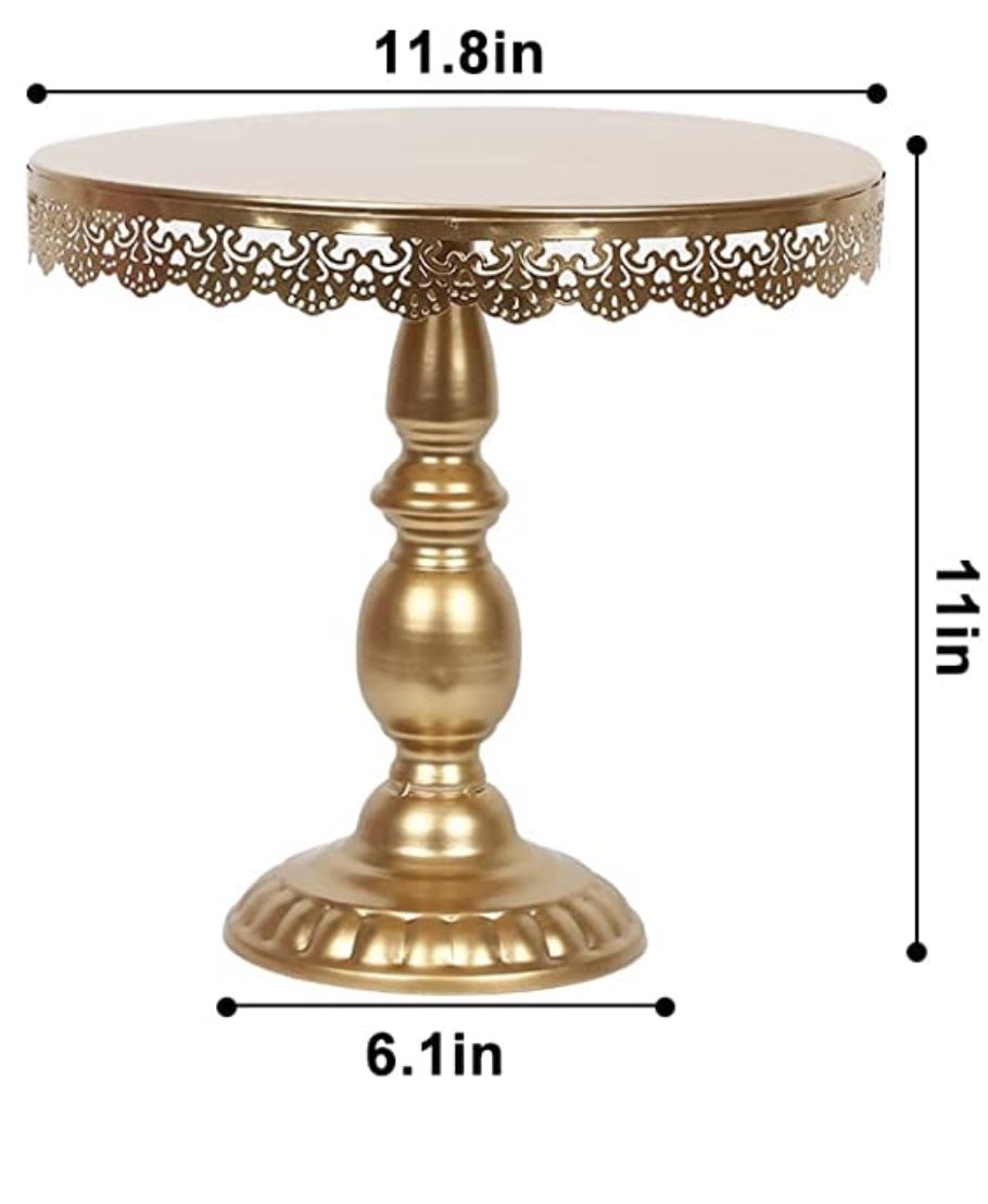 Gold Metal Cake Stand