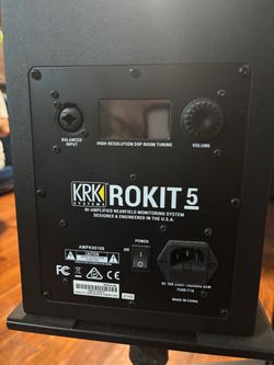 KRK ROKIT 5 G4 Powered Studio Monitors /Rockville RVSM1 Studio Monitor Stands