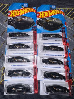 Hot Wheels LB Works Lamborghini Huracan Coupe Black Nightspeed Lot Of 10