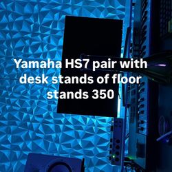 Pair Of Yamaha HS7 White 