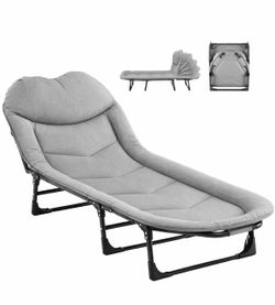 Brand New Folding Camping Cot – Portable Outdoor Bed