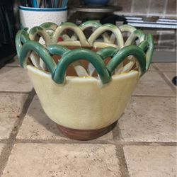 Hand Made Ceramic Planter Pot 