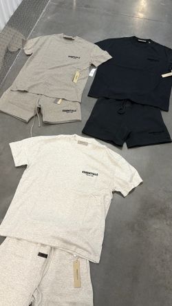Essentials sets. Essentials tees and shorts XS-XL