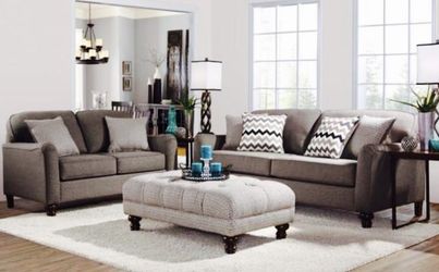 New Modern couch and Loveseat! More Saves On Sectional, bedroom suite, mattress bed, more