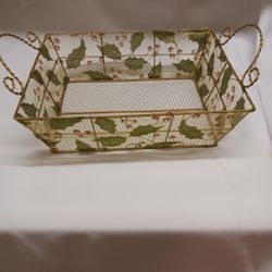 BRAND NEW BASKET WITH 2 HANDLES.