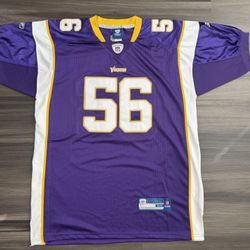 Reebok Minnesota Vikings E.J. Henderson #56 Stitched Jersey Men’s Sz 52 XL