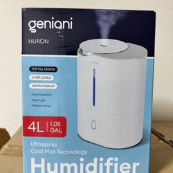geniani HURON Ultrasonic Cool Mist Technology Humidifier