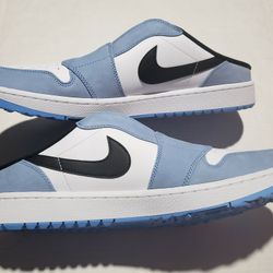 Nike Air Jordan 1 Mule Golf Shoes University Blue/White M Sz 14 Or 15 FJ1214-400