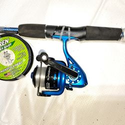 New Zebco Fishing Rod And Reel.