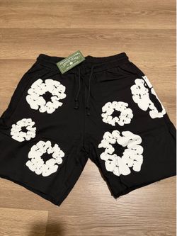 Denim tear shorts