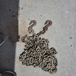 20' 1/4" Chain W/hooks