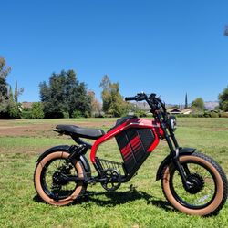 Dual Motor Electric Bike 52V  with Dual Batteries
