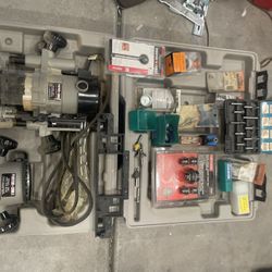 Porter cable Router Base / Case/ Multiple Router bits ?@{