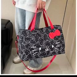 Hello Kitty By Sanrio Duffle Bag Luggage Bag 