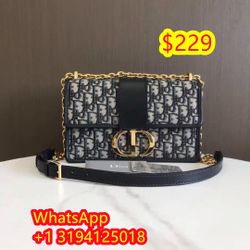 Dior - 30 Montaigne Bag Blue Dior Oblique Jacquard - Women