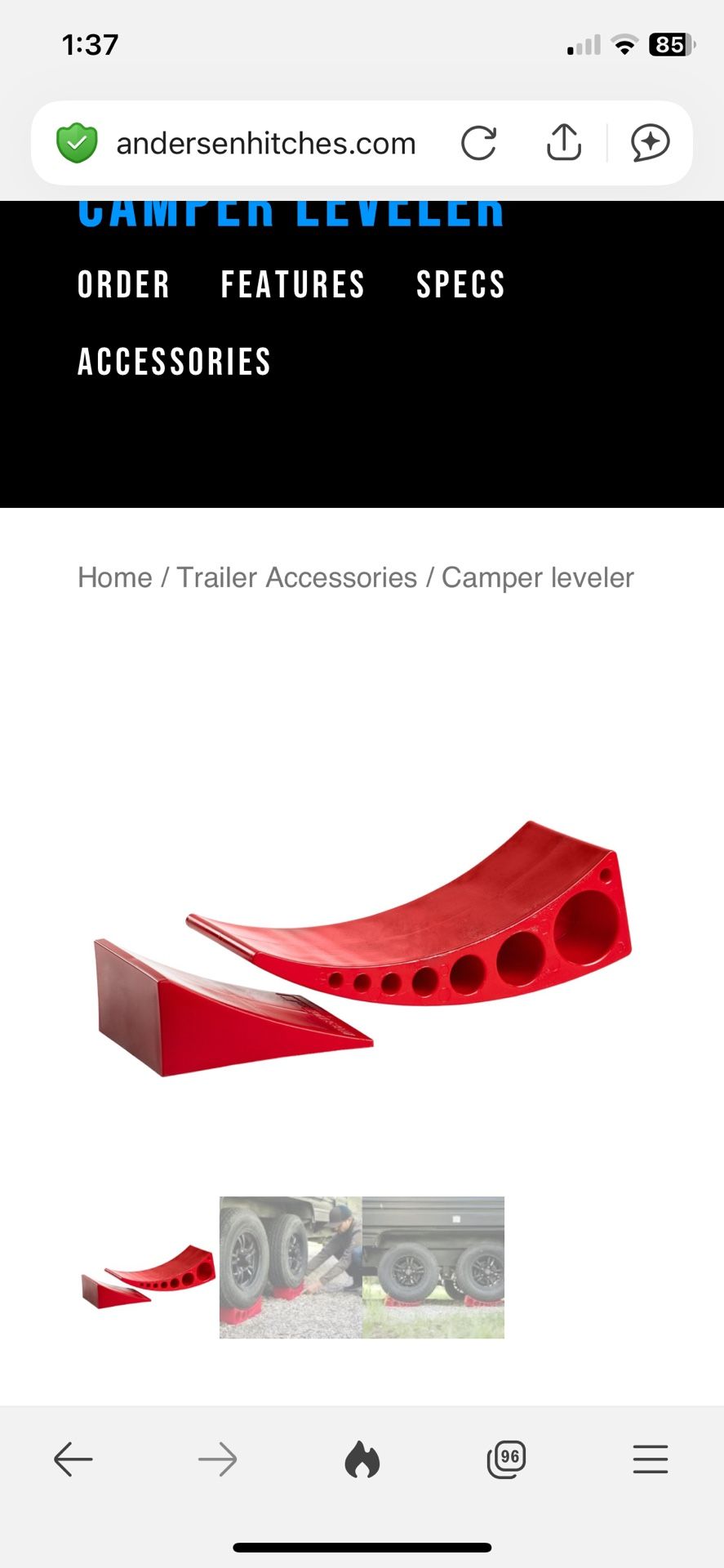 Anderson Camper Leveler