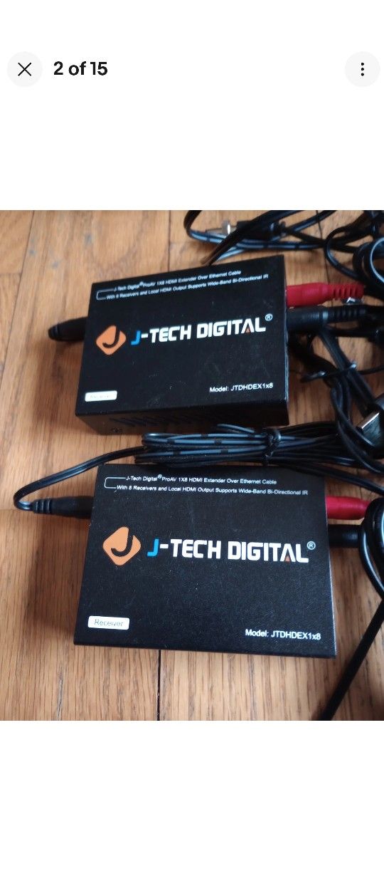 JDTHDEX1x8 Transmitter J-Tech Digital ProAV HDMI Extender Over 