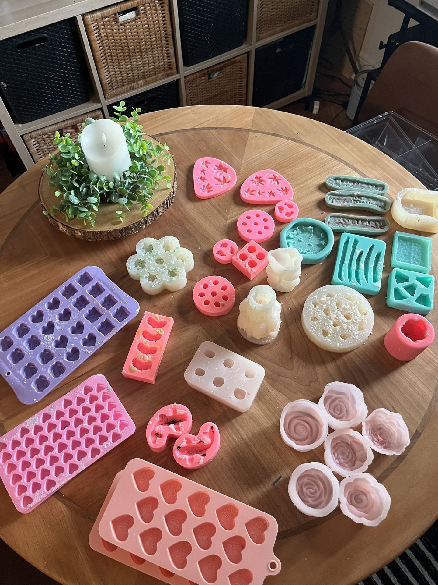 Lot Of 37 Silicone Molds
