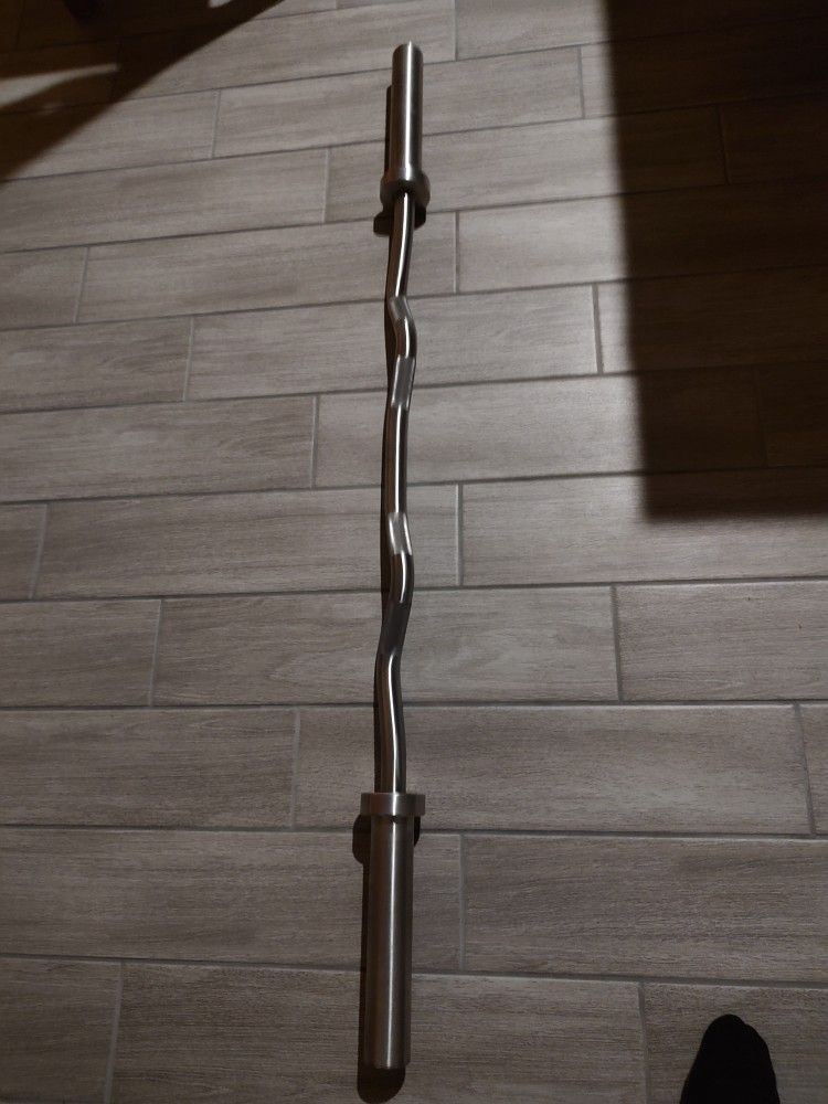 REP Fitness Stainless Steel Curl Bar