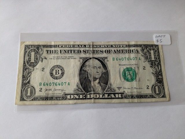 $1 Fancy Serial Number Repeater