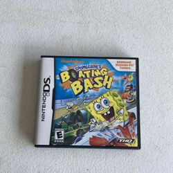 Nintendo DS SpongeBob's Boating Bash Game 