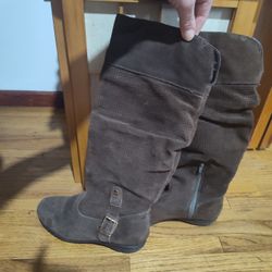 Real Suede Comfortable Women Boots Size 7