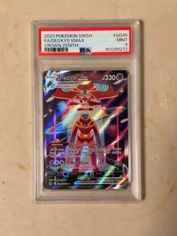 PSA 9 Deoxys VMAX Full Art GG45 Crown Zenith