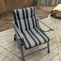 Patio Chairs And Fire Table 