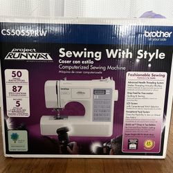 Brother Sewing Machine CS5505PRW. Limited Edition Project Runway Model. 