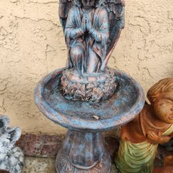 Angel Bird Bath For Sale 