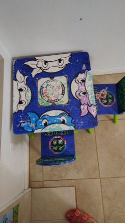 Ninja turtles Table and Chair set for Free